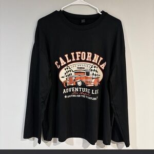 SHEIN California Adventure Graphic Long Sleeve - Small